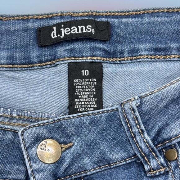 D. Jeans Women’s 10 Skinny Blue Jeans - Picture 4 of 4